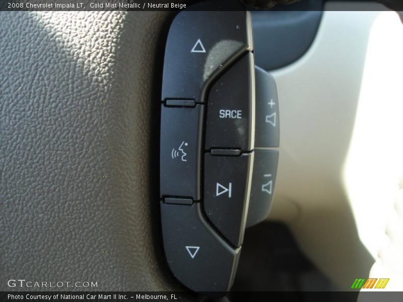 Gold Mist Metallic / Neutral Beige 2008 Chevrolet Impala LT