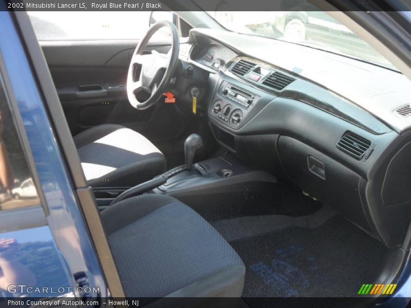 Royal Blue Pearl / Black 2002 Mitsubishi Lancer LS
