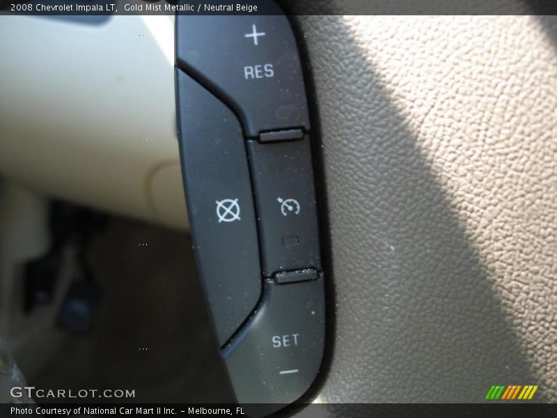 Gold Mist Metallic / Neutral Beige 2008 Chevrolet Impala LT