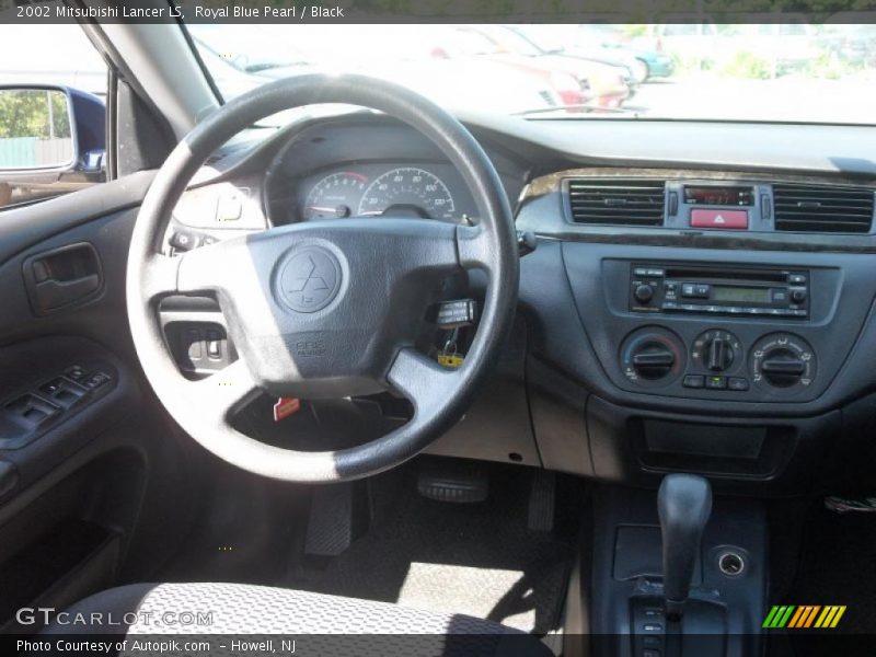 Royal Blue Pearl / Black 2002 Mitsubishi Lancer LS