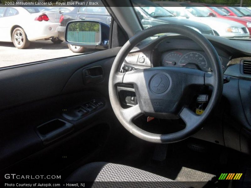 Royal Blue Pearl / Black 2002 Mitsubishi Lancer LS