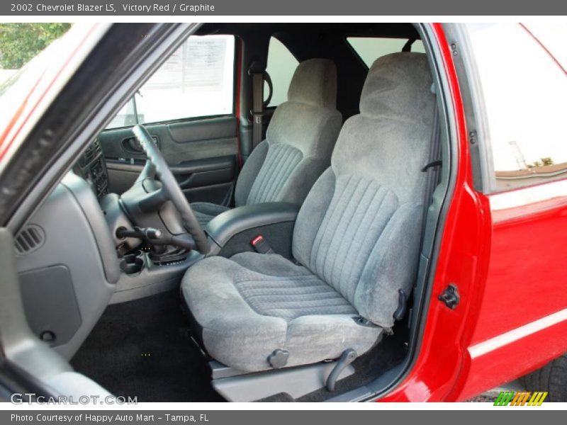 Victory Red / Graphite 2002 Chevrolet Blazer LS