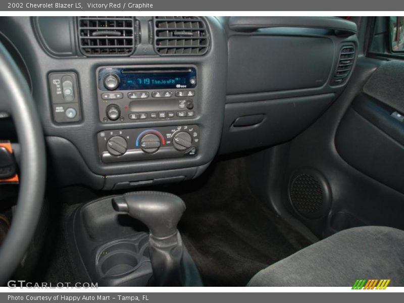 Victory Red / Graphite 2002 Chevrolet Blazer LS