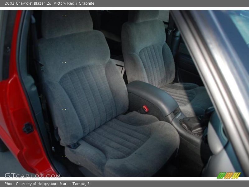 Victory Red / Graphite 2002 Chevrolet Blazer LS