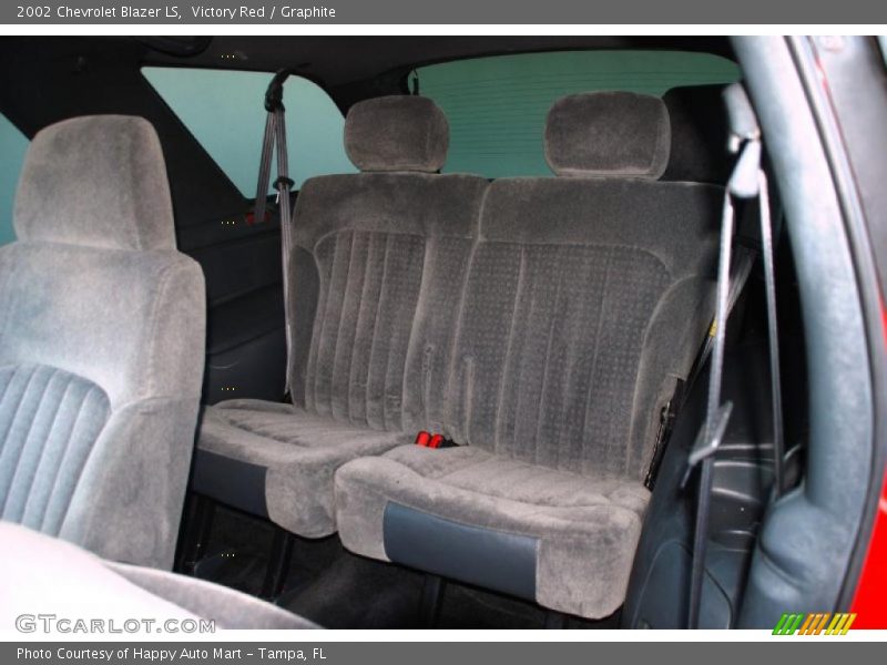Victory Red / Graphite 2002 Chevrolet Blazer LS
