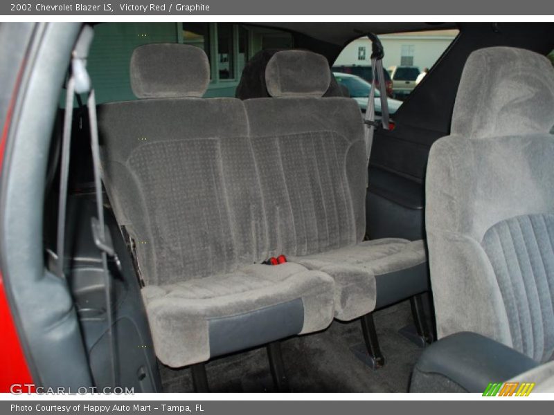 Victory Red / Graphite 2002 Chevrolet Blazer LS