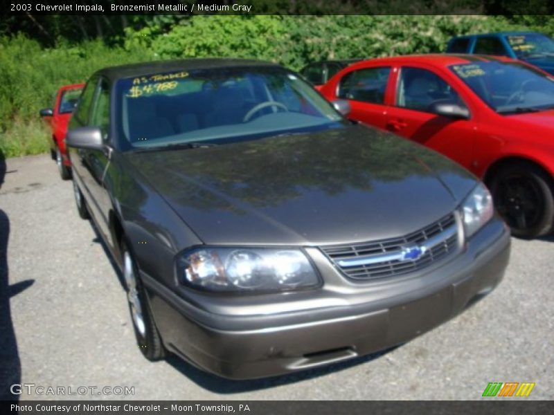 Bronzemist Metallic / Medium Gray 2003 Chevrolet Impala