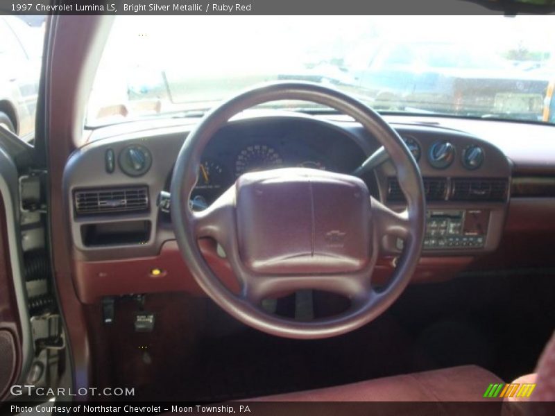 Bright Silver Metallic / Ruby Red 1997 Chevrolet Lumina LS