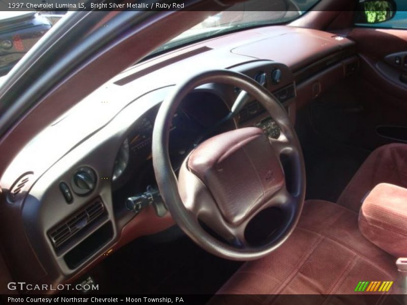 Bright Silver Metallic / Ruby Red 1997 Chevrolet Lumina LS