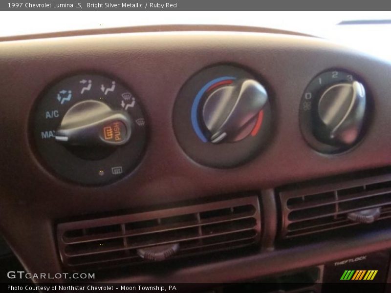 Bright Silver Metallic / Ruby Red 1997 Chevrolet Lumina LS