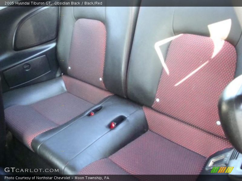 Obsidian Black / Black/Red 2005 Hyundai Tiburon GT