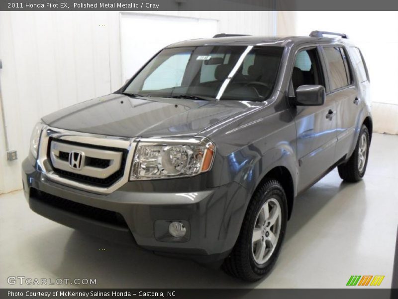 Polished Metal Metallic / Gray 2011 Honda Pilot EX