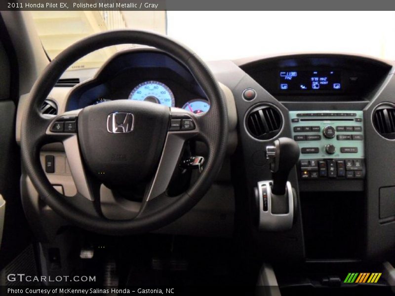 Polished Metal Metallic / Gray 2011 Honda Pilot EX