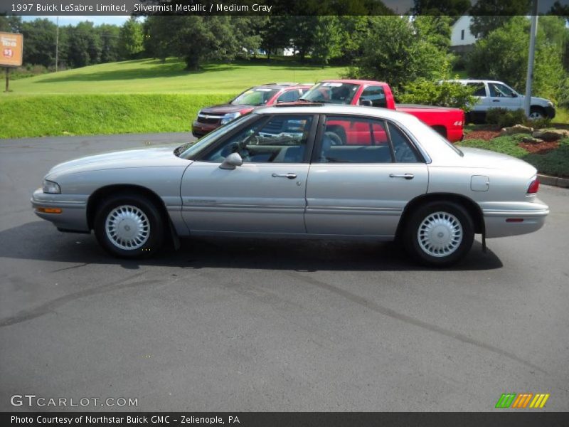 Silvermist Metallic / Medium Gray 1997 Buick LeSabre Limited
