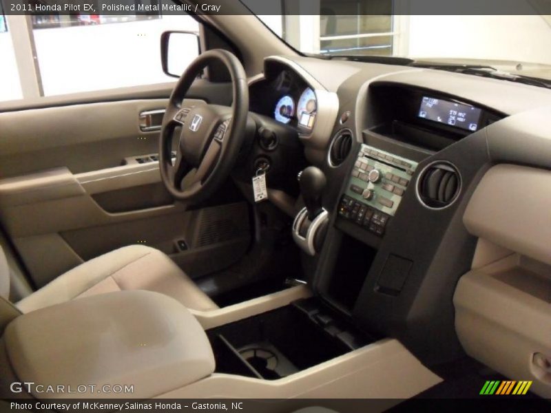 Polished Metal Metallic / Gray 2011 Honda Pilot EX