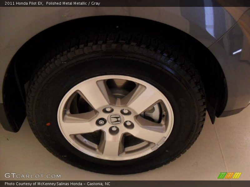 Polished Metal Metallic / Gray 2011 Honda Pilot EX