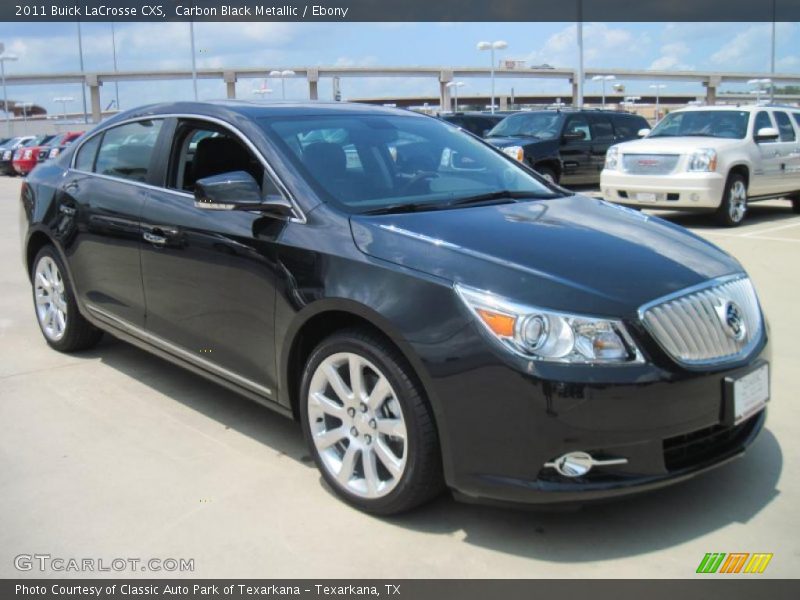 Carbon Black Metallic / Ebony 2011 Buick LaCrosse CXS