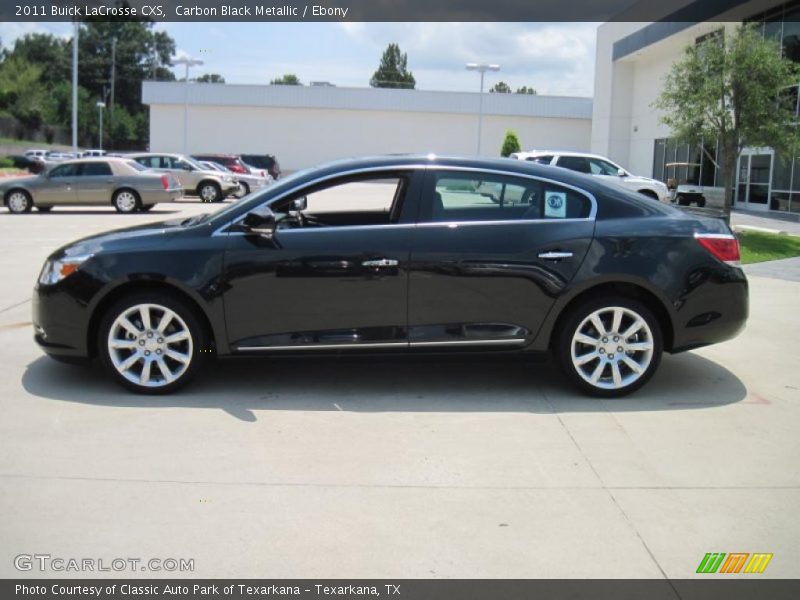 Carbon Black Metallic / Ebony 2011 Buick LaCrosse CXS