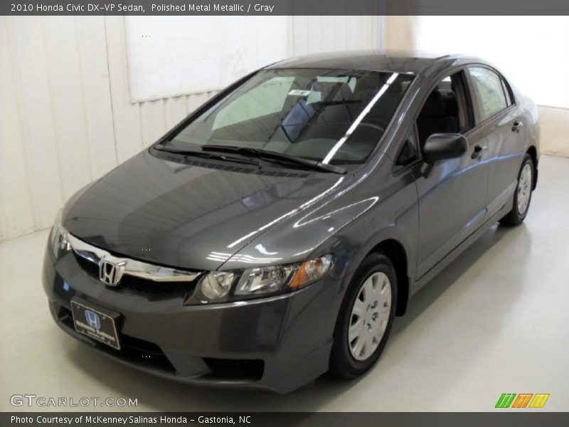 Polished Metal Metallic / Gray 2010 Honda Civic DX-VP Sedan