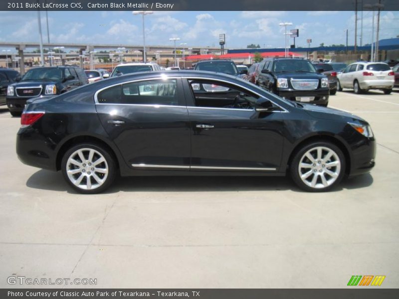 Carbon Black Metallic / Ebony 2011 Buick LaCrosse CXS