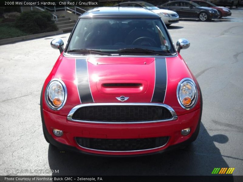 Chili Red / Grey/Black 2008 Mini Cooper S Hardtop