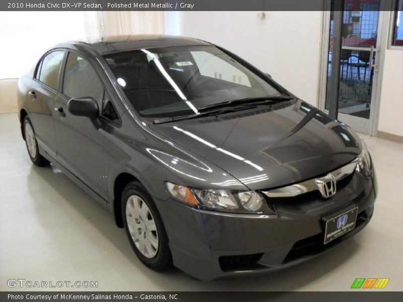 Polished Metal Metallic / Gray 2010 Honda Civic DX-VP Sedan