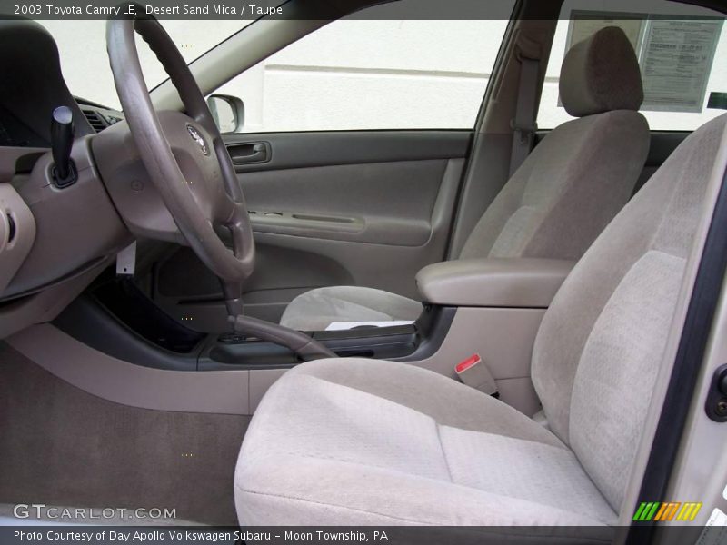 Desert Sand Mica / Taupe 2003 Toyota Camry LE