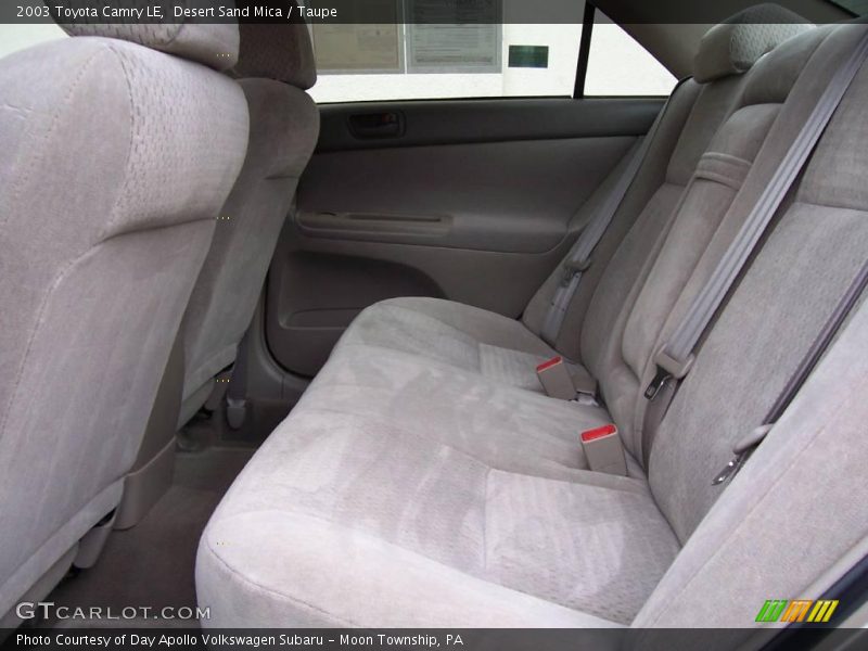 Desert Sand Mica / Taupe 2003 Toyota Camry LE
