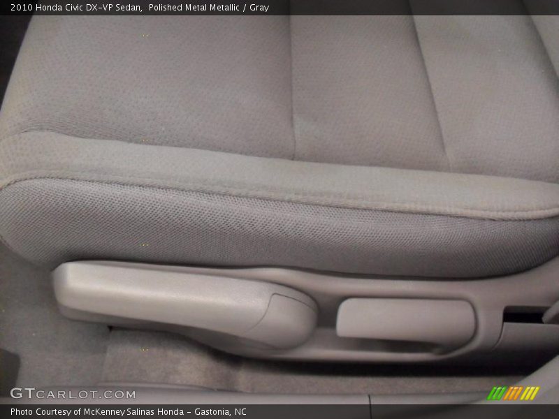 Polished Metal Metallic / Gray 2010 Honda Civic DX-VP Sedan