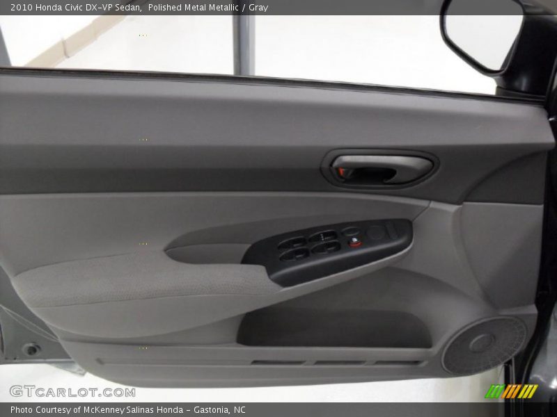 Polished Metal Metallic / Gray 2010 Honda Civic DX-VP Sedan