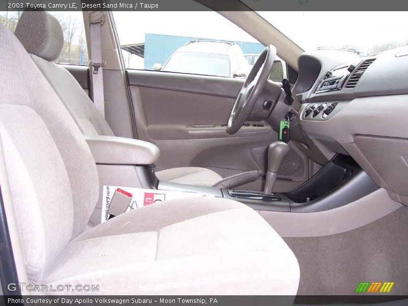 Desert Sand Mica / Taupe 2003 Toyota Camry LE