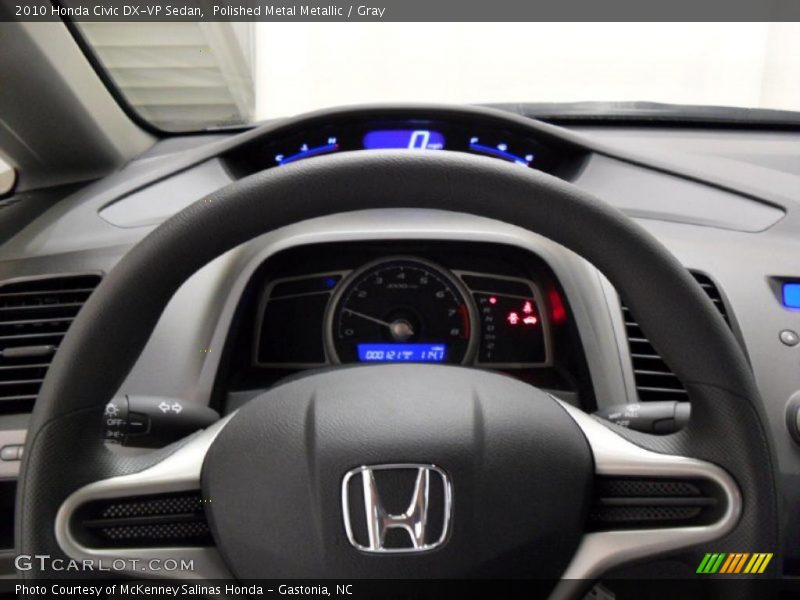 Polished Metal Metallic / Gray 2010 Honda Civic DX-VP Sedan