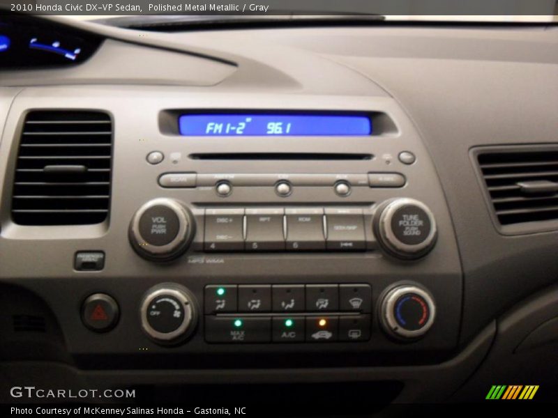 Polished Metal Metallic / Gray 2010 Honda Civic DX-VP Sedan