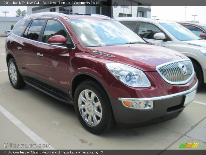 Red Jewel Tintcoat / Cashmere/Cocoa 2011 Buick Enclave CXL