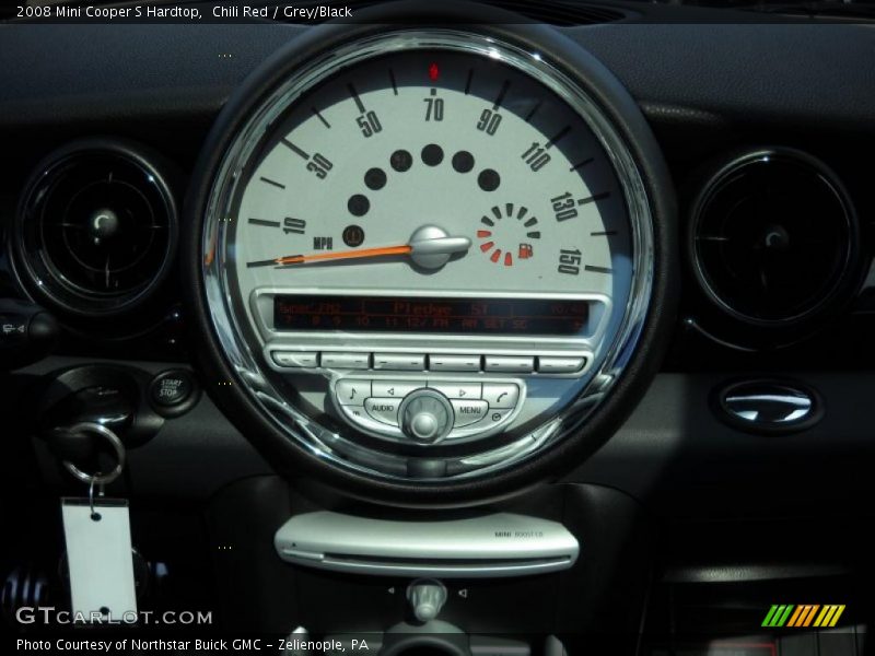 Chili Red / Grey/Black 2008 Mini Cooper S Hardtop