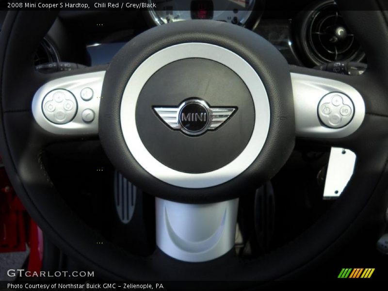 Chili Red / Grey/Black 2008 Mini Cooper S Hardtop