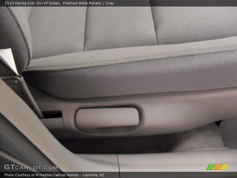 Polished Metal Metallic / Gray 2010 Honda Civic DX-VP Sedan