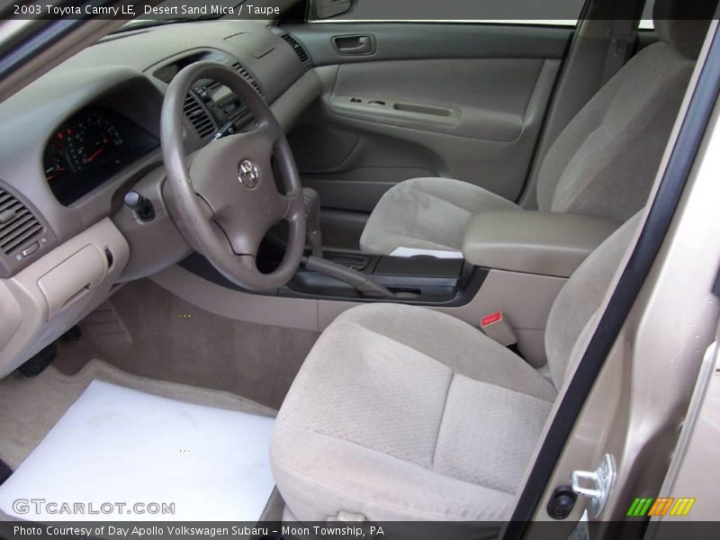 Desert Sand Mica / Taupe 2003 Toyota Camry LE