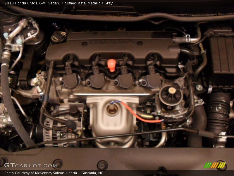 Polished Metal Metallic / Gray 2010 Honda Civic DX-VP Sedan