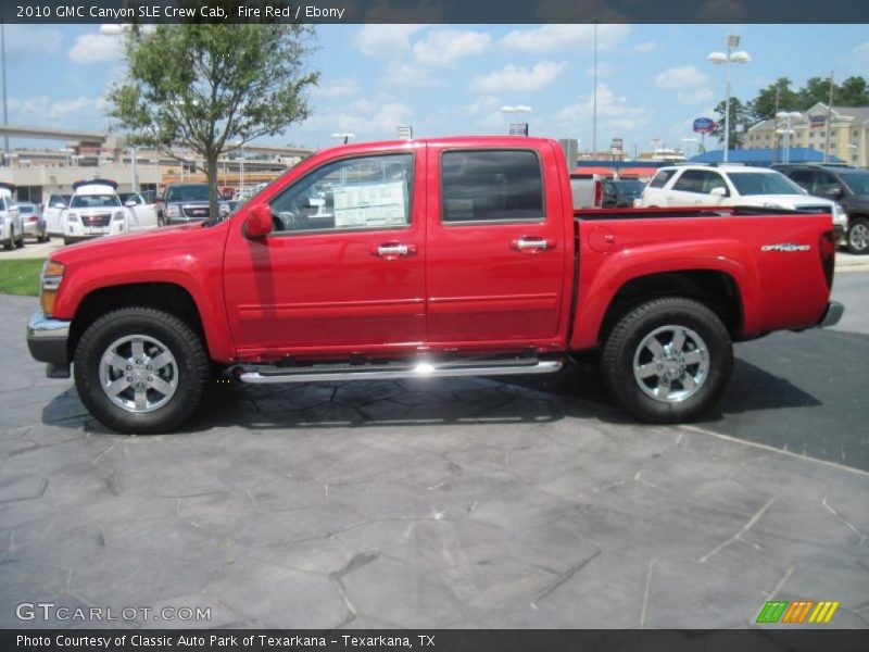 Fire Red / Ebony 2010 GMC Canyon SLE Crew Cab