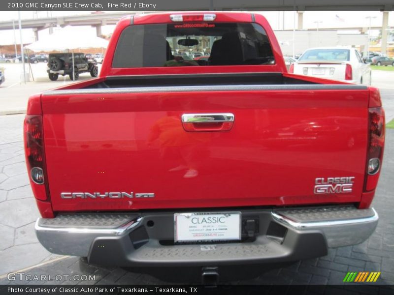 Fire Red / Ebony 2010 GMC Canyon SLE Crew Cab