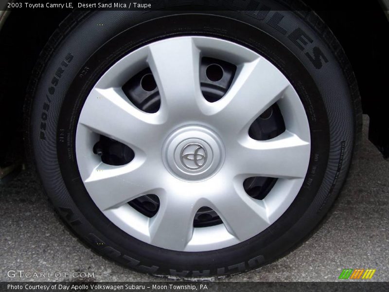 Desert Sand Mica / Taupe 2003 Toyota Camry LE