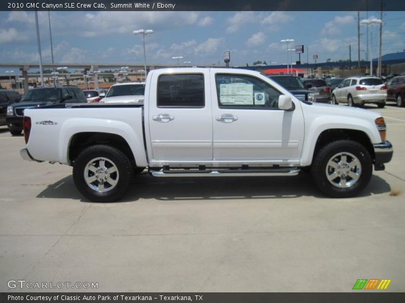 Summit White / Ebony 2010 GMC Canyon SLE Crew Cab