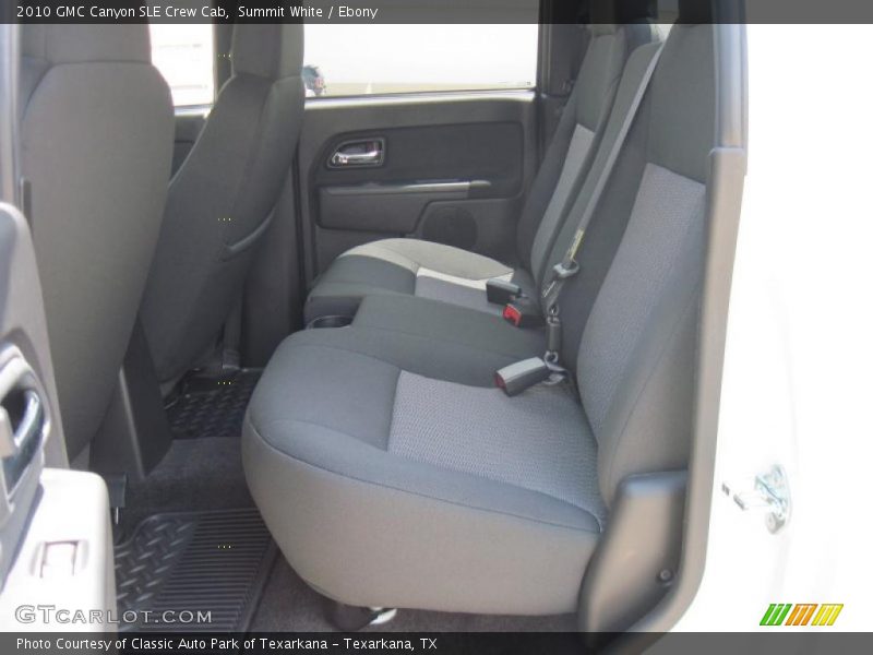 Summit White / Ebony 2010 GMC Canyon SLE Crew Cab