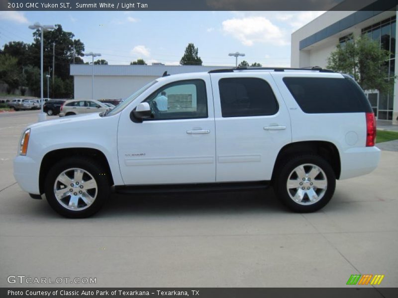 Summit White / Light Tan 2010 GMC Yukon SLT