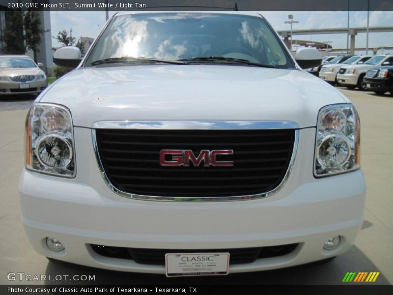 Summit White / Light Tan 2010 GMC Yukon SLT