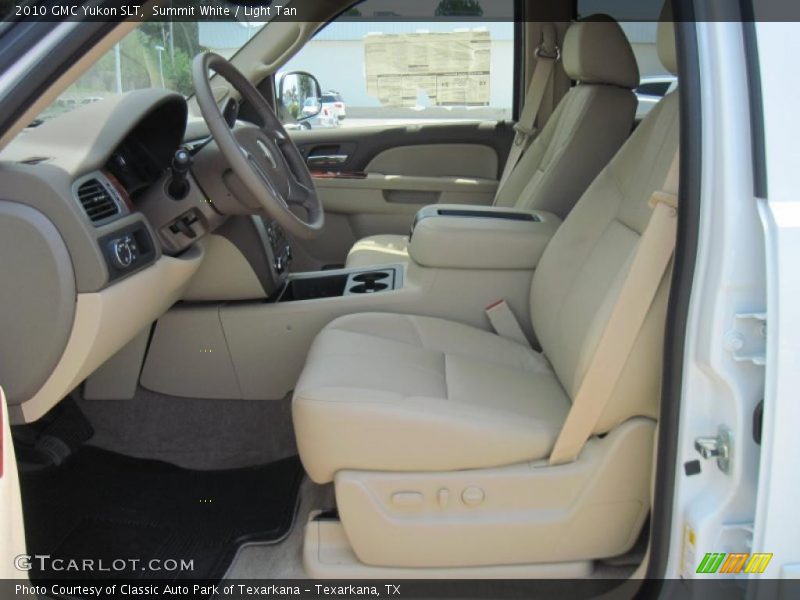Summit White / Light Tan 2010 GMC Yukon SLT