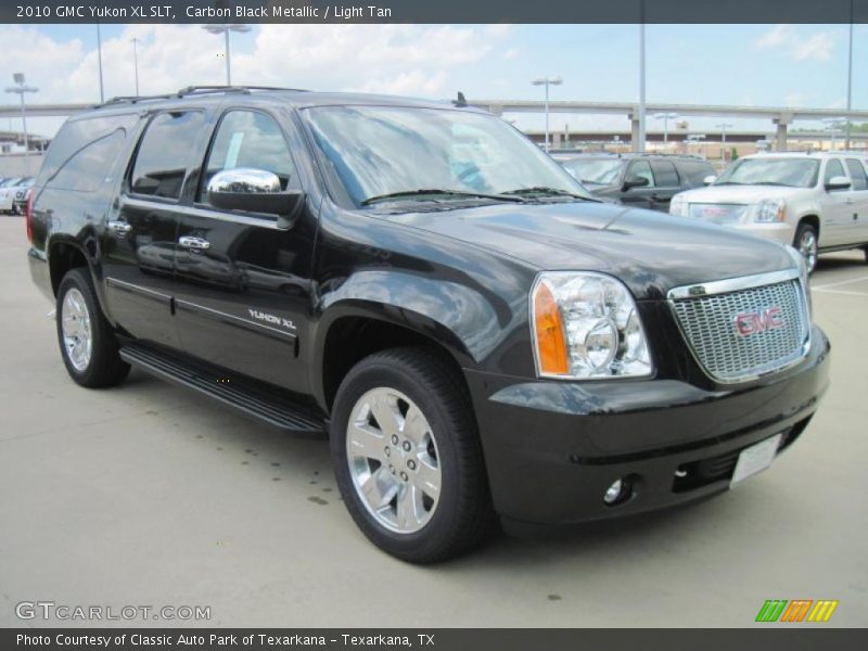 Carbon Black Metallic / Light Tan 2010 GMC Yukon XL SLT