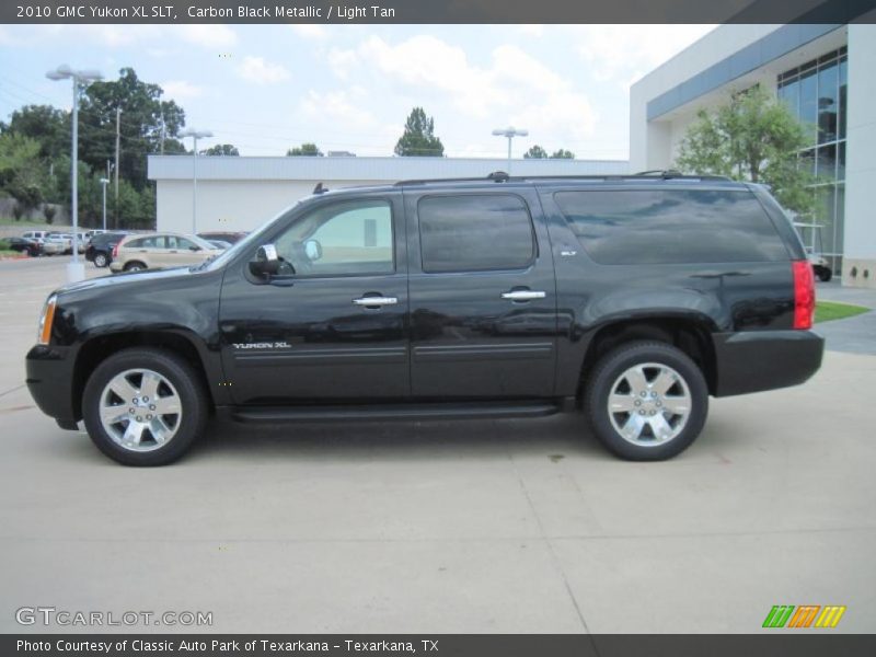 Carbon Black Metallic / Light Tan 2010 GMC Yukon XL SLT