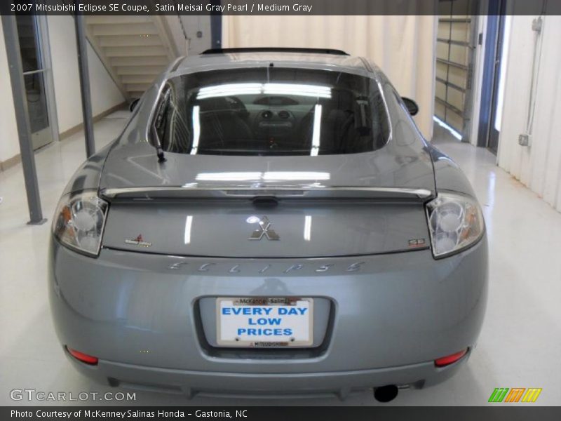 Satin Meisai Gray Pearl / Medium Gray 2007 Mitsubishi Eclipse SE Coupe